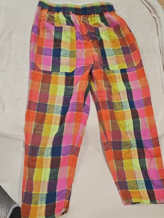 Ace & Jig Pants - Ace & Jig Multicolor Plaid Straight-Leg Pants